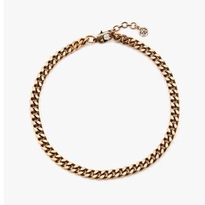 Alexander McQueen Gold chain womens necklace